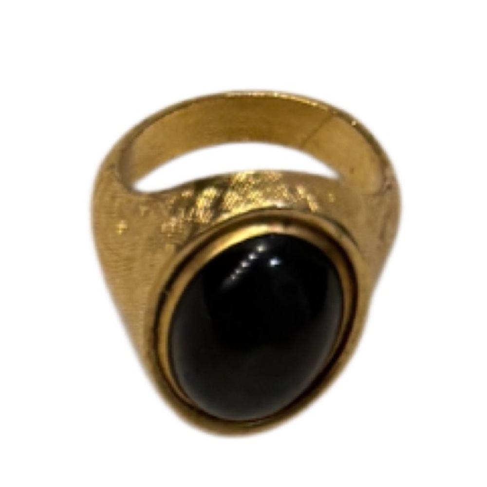 Vintage Mood Ring Gold 70s 80s Vintage Jewelry - Picture 4 of 13